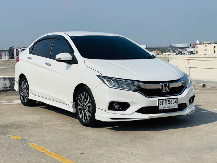Honda City 2018 1.5 Sv Plus i-VTEC Sedan เบนซิน ไม่ติดแก๊ส เกียร์อัตโนมัติ ขาว รูปที่ 3
