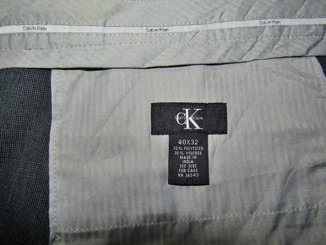 กางเกงสแลค Calvin Klein รูปที่ 6