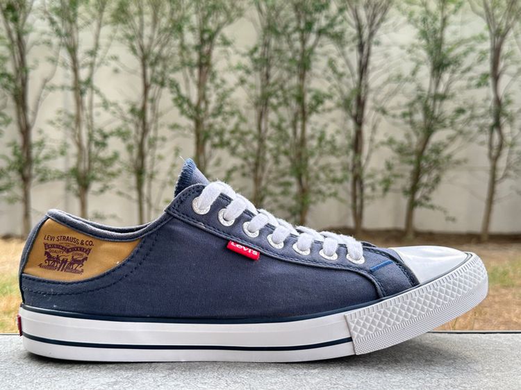 Levis sneakers navy blue รูปที่ 7