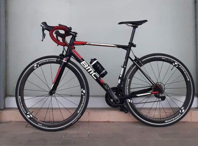 ขายจักรยานเสือหมอบ BMC  size54 ชุดขับ UITAGAR ก้ามเบรค 105 ล้อ BONTRAGER 50×50 สภาพสวย ขาย  30,000 บาท โทร. 097-1732838 รูปที่ 2