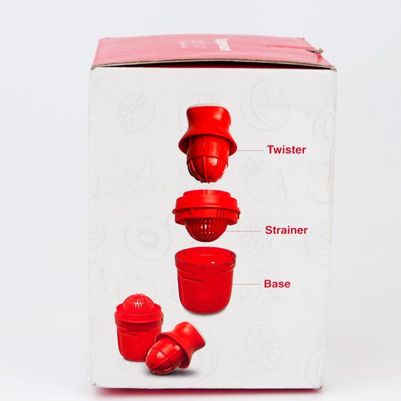ทัพเพอร์แวร์ที่คั้นน้ำผลไม้ Tupperware Juist Juicer Twister Red รูปที่ 4