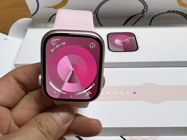🍎Apple Watch series9 45 mm Pink All Light Pink SB M L GPS🍎
 รูปที่ 5