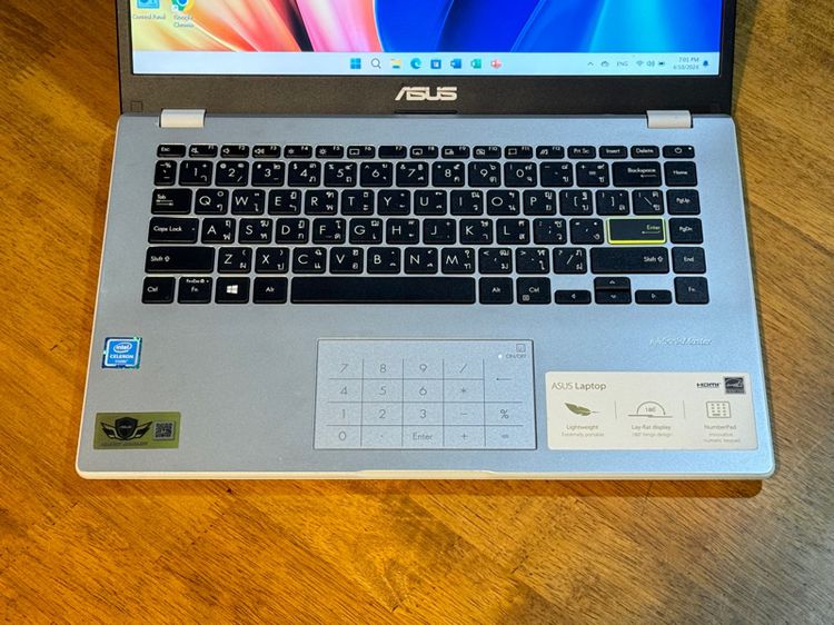 (A1953) Notebook Asus E410MA-EKC12T1 SSD ทำงานไว 5,990 บาท รูปที่ 7