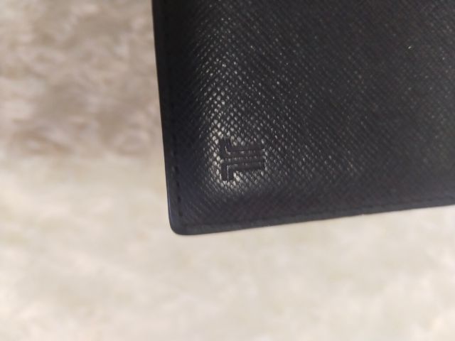กระเป๋าใส่บัตรหนังแท้สีดำ lanvin รูปที่ 2