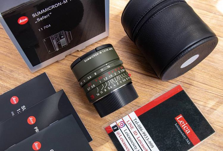 Sony กล้องมิลเลอร์เลส ไม่กันน้ำ Leica Summicron-M 28mm f2 ASPH Edition Safari สภาพสวย ใช้น้อย อุปกรณ์ครบยกกล่อง
