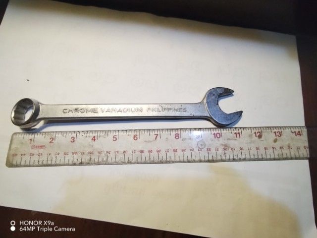 ประแจ​วินเทจ​ แหวนข้าง​ ปากตายข้าง​ ขนาด​1ชุด​รวม​9ชิ้น​ รูปที่ 5