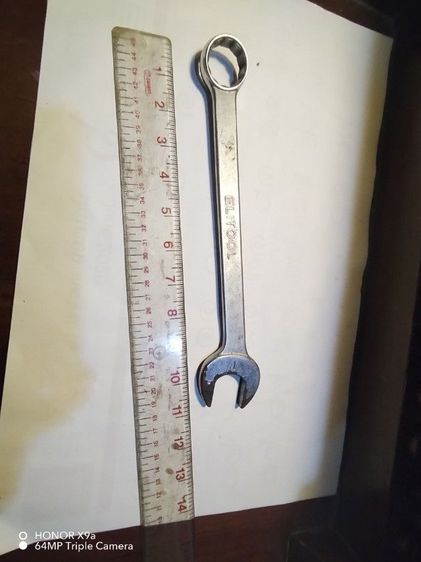 ประแจ​วินเทจ​ แหวนข้าง​ ปากตายข้าง​ ขนาด​1ชุด​รวม​9ชิ้น​ รูปที่ 6