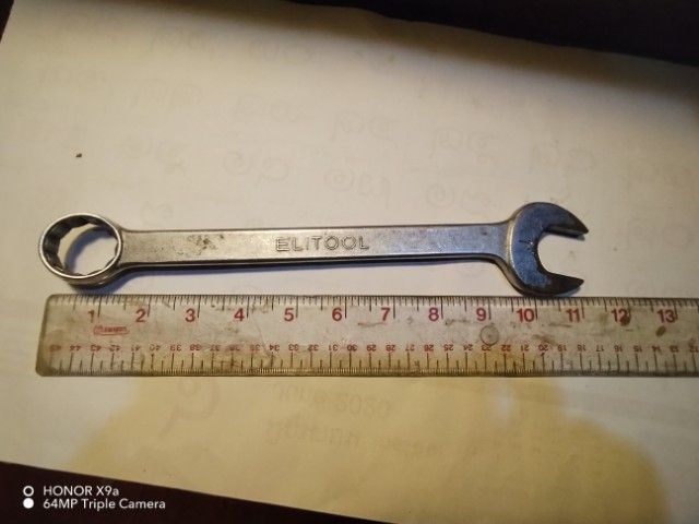 ประแจ​วินเทจ​ แหวนข้าง​ ปากตายข้าง​ ขนาด​1ชุด​รวม​9ชิ้น​ รูปที่ 10