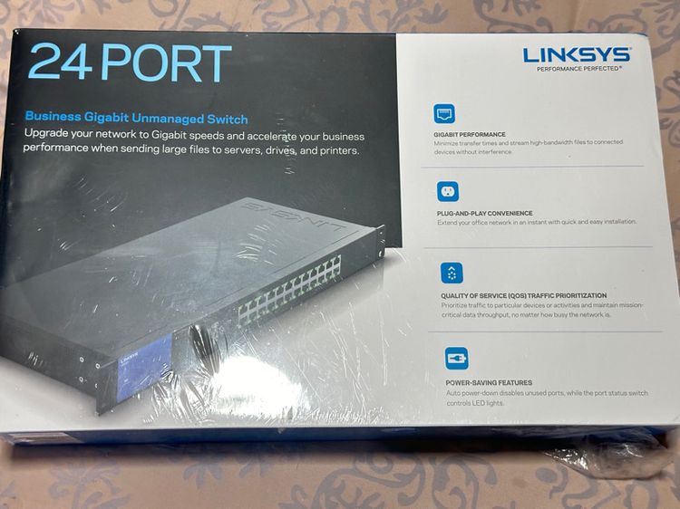 Gigabit Switching Hub LINKSYS (LGS124P-AP) 24 Port (12 Port PoE) (17'') รูปที่ 3
