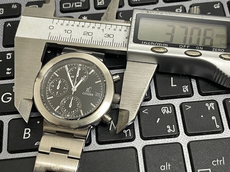 Citizen Xc Duratect Chronograph จับเวลา รูปที่ 13