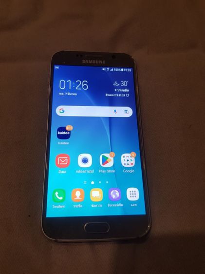 32 GB Samsung Galaxy S6 32GB สภาพดี แบตเสื่อม
