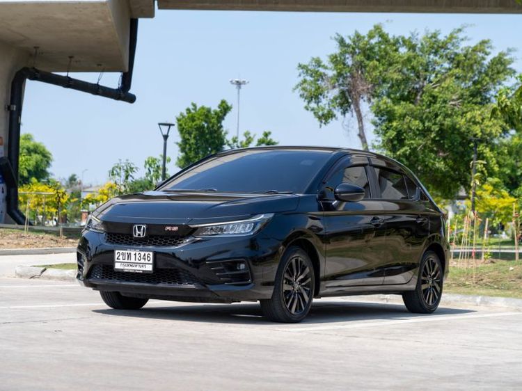 Honda City 2021 1.0 RS Sedan เบนซิน ไม่ติดแก๊ส เกียร์อัตโนมัติ ดำ รูปที่ 3