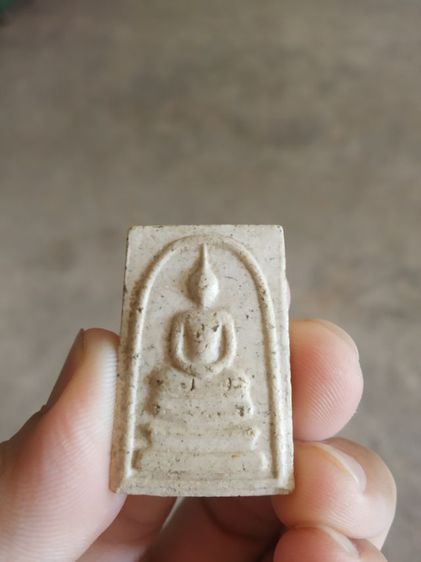 พระเนื้อว่านผสมผง(พระพิมพ์พระสมเด็จหลังเรียบ(ไม่ทราบพระเกจิที่สร้าง)(120417)(ไม่ทราบรุ่นและอายุ))พระเครื่องรางของมงคลพระบ้าน รูปที่ 3