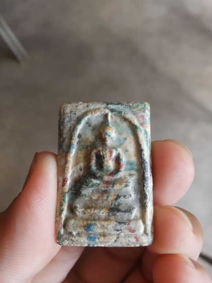 พระเนื้อดินผสมผง(พระพิมพ์พระสมเด็จเบญจรงค์หรือสมเด็จสายรุ้งหลังครุฑ(120420)(ไม่ทราบพระเกจิที่สร้าง)(ไม่ทราบรุ่น))พระบ้านพระเครื่องรางของมงคล รูปที่ 3