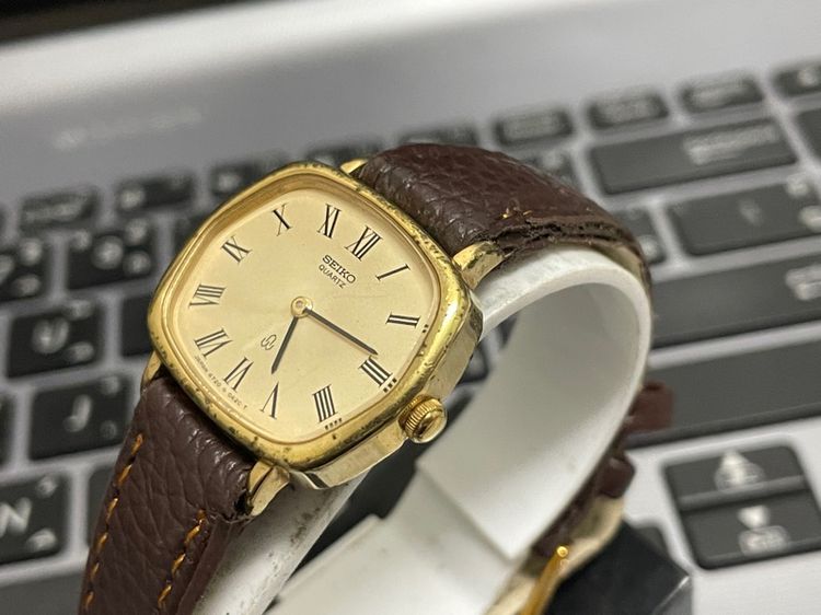 Seiko หลักโรมัน Quartz Lady ผู้หญิง รูปที่ 6