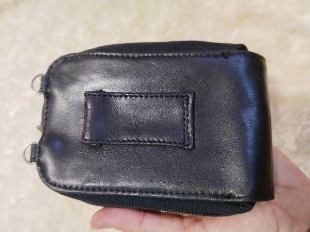 กระเป๋าใส่บัตรหนังแท้สีดำ buxon รูปที่ 4