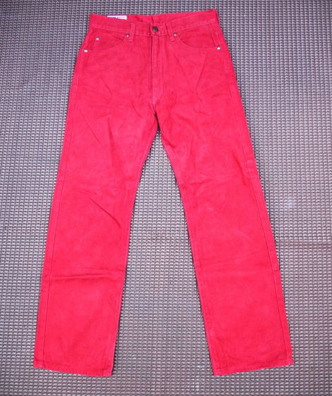authentic western jeans bobson lot.514 red jeans denim รูปที่ 7