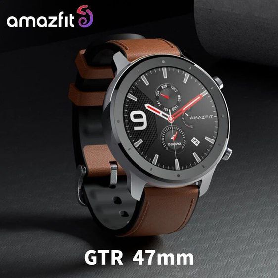 Amazfit GTR 47mm. Stainless Steel นาฬิกาอัจฉริยะ ทัชสรีน AMOLED พร้อมระบบGPS กันน้ำ5ATM รูปที่ 3