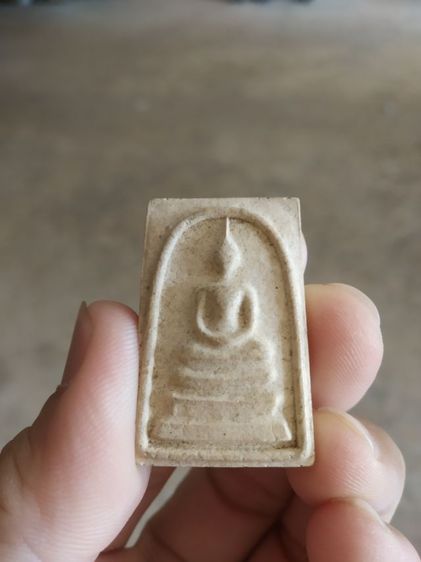 พระเนื้อว่านผสมผง(พระพิมพ์พระสมเด็จเนื้อขาวหลังเรียบ(130406)(ไม่ทราบพระเกจิที่สร้าง))พระบ้านพระใหม่พระเครื่องรางของมงคล รูปที่ 4