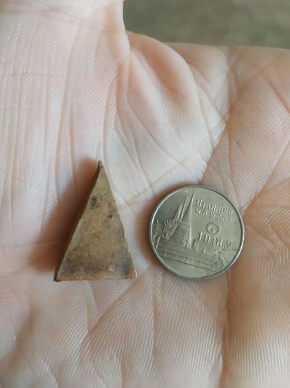 พระเนื้อดินพิมพ์เล็ก(พระพิมพ์พระสมเด็จพิมพ์สามเหลี่ยมเล็กหลังเรียบ(130412)(ไม่ทราบพระเกจิที่สร้าง))พระบ้านพระเครื่องรางของมงคล รูปที่ 7