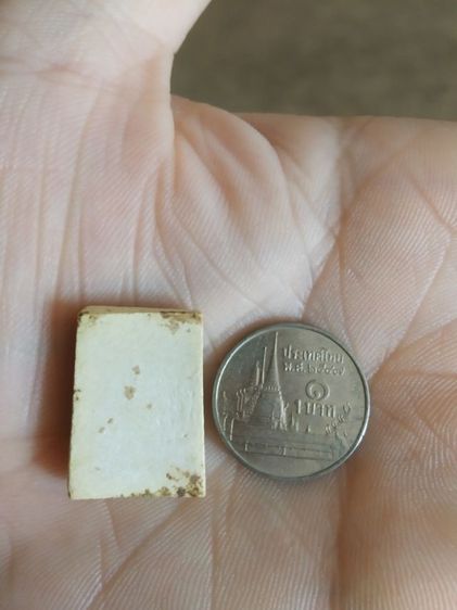 พระเนื้อว่านผสมผงพิมพ์เล็ก(พระพิมพ์พระสมเด็จเกศไชโยอกร่องหลังเรียบเนื้อออกขาว(130413)(ไม่ทราบพระเกจิที่สร้าง))พระบ้านพระเครื่องรางของมงคล รูปที่ 4