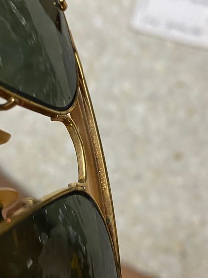 แว่นตา RAY BAN  ทรงเลนส์ใหญ่  เฟรมยังสวย   มีซองหนัง  3500฿ รูปที่ 8