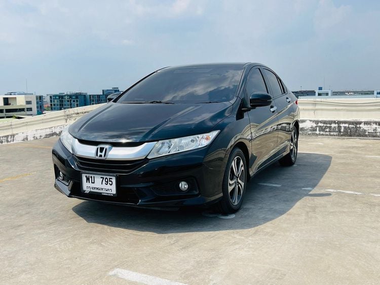 Honda City 2014 1.5 Sv i-VTEC Sedan เบนซิน ไม่ติดแก๊ส เกียร์อัตโนมัติ ดำ รูปที่ 1