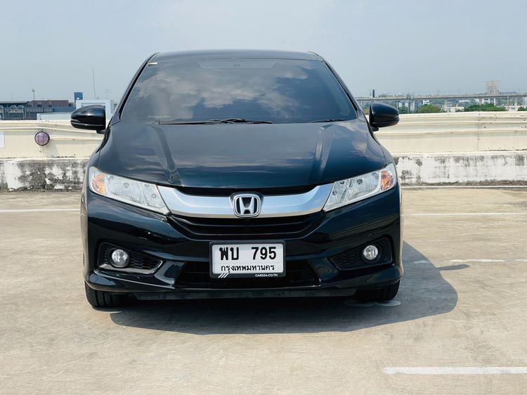 Honda City 2014 1.5 Sv i-VTEC Sedan เบนซิน ไม่ติดแก๊ส เกียร์อัตโนมัติ ดำ รูปที่ 2