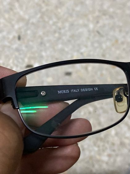 แว่นตา MORIS  มือสอง  เฟรมยังสวย ติดเลนส์สายตามา  มีกล่องแทน  450฿ รูปที่ 2