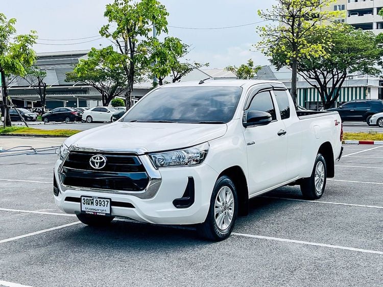 Toyota Hilux Revo 2021 2.4 Z Edition Entry Pickup ดีเซล ไม่ติดแก๊ส เกียร์ธรรมดา ขาว