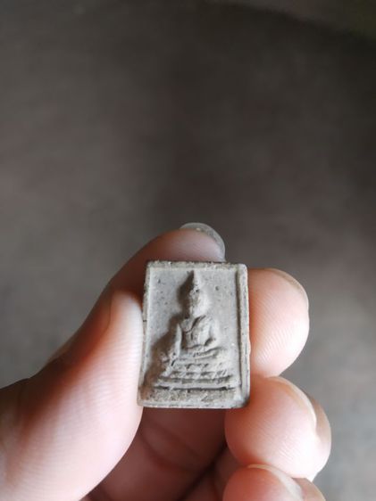 พระเนื้อว่านผสมผงพิมพ์เล็ก(พระพิมพ์พระพุทธด้านหลังเรียบ(เนื้อออกน้ำตาลเทา)(130421)(ไม่ทราบพระเกจิที่สร้าง))พระบ้านพระเครื่องรางของมงคล รูปที่ 8