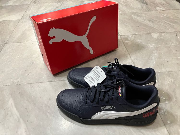 รองเท้าผ้าใบหนัง ชาย Puma REDBULL Racing Formula one team รุ่น RBR Caracal สีMidnight Blue ของแท้ Size UK10 US11 EU44.5 29CM. รูปที่ 14