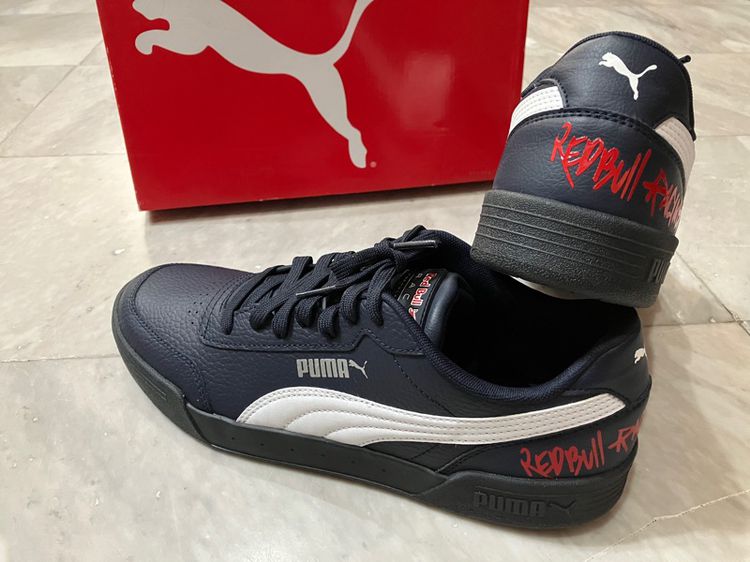รองเท้าผ้าใบหนัง ชาย Puma REDBULL Racing Formula one team รุ่น RBR Caracal สีMidnight Blue ของแท้ Size UK10 US11 EU44.5 29CM. รูปที่ 9