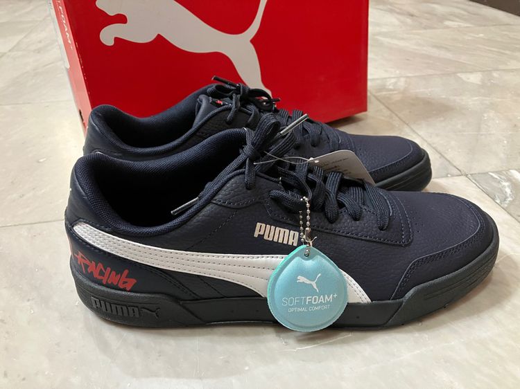 รองเท้าผ้าใบหนัง ชาย Puma REDBULL Racing Formula one team รุ่น RBR Caracal สีMidnight Blue ของแท้ Size UK10 US11 EU44.5 29CM. รูปที่ 6