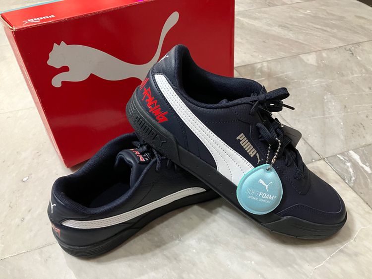 รองเท้าผ้าใบหนัง ชาย Puma REDBULL Racing Formula one team รุ่น RBR Caracal สีMidnight Blue ของแท้ Size UK10 US11 EU44.5 29CM. รูปที่ 2