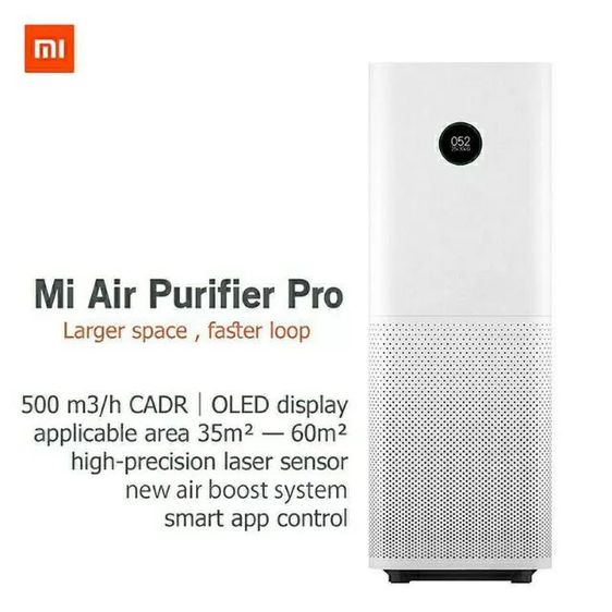 เครื่องฟอกอากาศ Xiaomi mi air purifier Pro ของใหม่กล่องยังไม่มีรอยแกะ ขายถูกต้องการใช้เงินด่วน ราคาเดิม 6990 รูปที่ 2