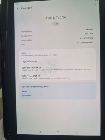 Tablet Samsung Galaxy S4 มือสอง แท็ปเล็ต ❌ไม่มีสายชาร์ต ไม่มีหัวชาร์ต❌ รูปที่ 6
