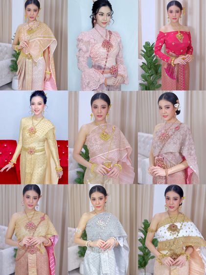ร้านเช่าชุดไทยแต่งงานชุดเจ้าสาวเช่าชุดสูทแถวพระราม2 095-939-6324 รูปที่ 13