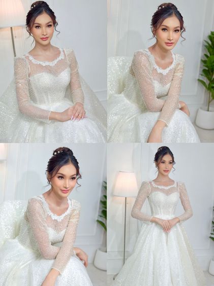 ร้านเช่าชุดไทยแต่งงานชุดเจ้าสาวเช่าชุดสูทแถวพระราม2 095-939-6324 รูปที่ 10