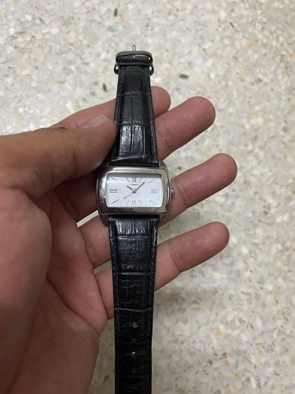 นาฬิกายี่ห้อ TIMEX   เลดี้ ของแท้มือสอง สแตนเลส สายหนัง  600฿ รูปที่ 7