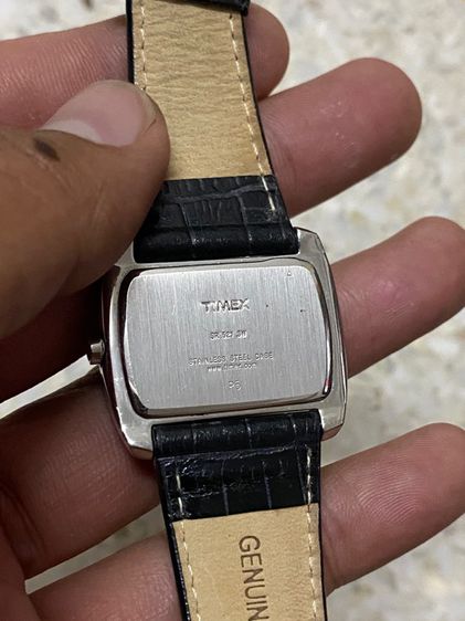 นาฬิกายี่ห้อ TIMEX   เลดี้ ของแท้มือสอง สแตนเลส สายหนัง  600฿ รูปที่ 2