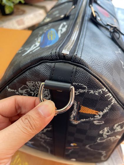 LV Keepall 50 Damier World Map Limited Edition Used like new Shop ไทย  รูปที่ 5