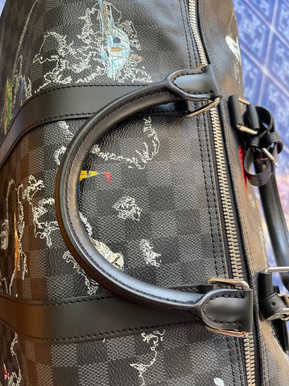 LV Keepall 50 Damier World Map Limited Edition Used like new Shop ไทย  รูปที่ 7