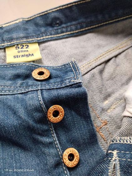 Levi's 522 Jeans Pants Slim Fit Size.31x31 รูปที่ 6