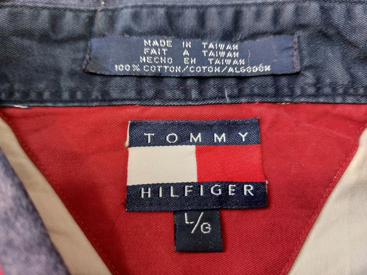 16เสื้อเชิ๊ตTommy Hilfiger(Size L)สภาพเหมือนใหม่ รูปที่ 10