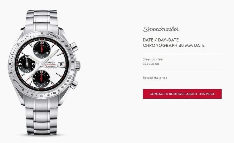 Omega Speedmaster White dial Automatic Watch (Panda)   รูปที่ 2