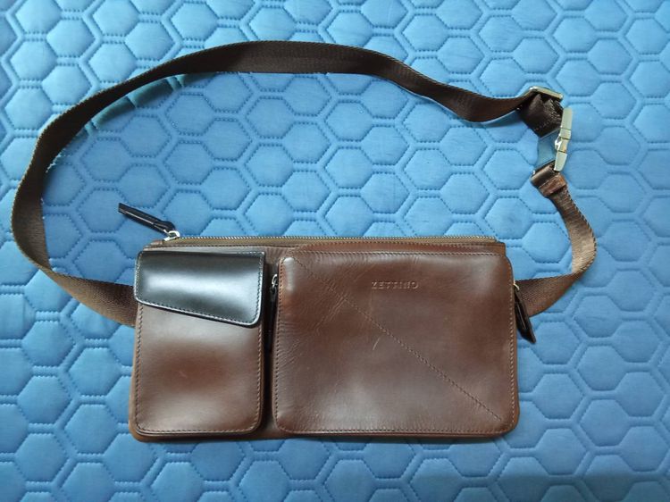 กระเป๋าคาดอกหนังแท้ Belt Bag Plus (ZETTINO) สภาพเหมือนใหม่ รูปที่ 5