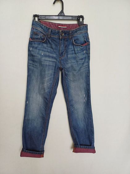 Tommy Hilfiger Slim Straight Jeans Size 12 ควรเผื่อไซส์  เหมาะกับเด็กโต รูปที่ 2