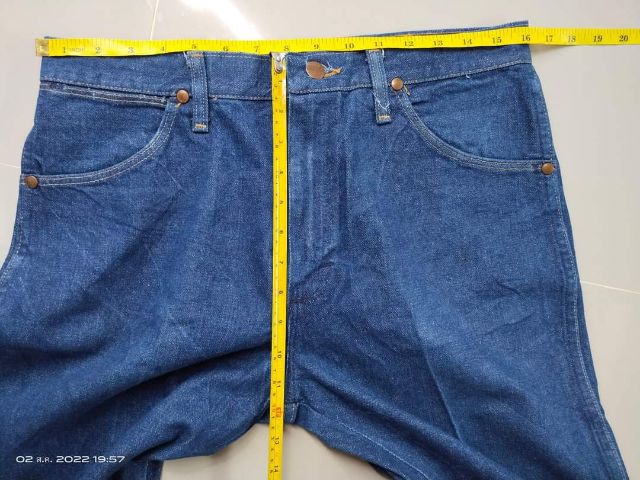 Wrangler 13MWZ Jeans Pants Size.32x30 รูปที่ 10