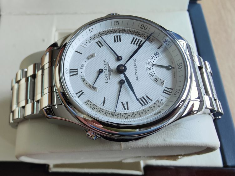 Longines Master Collection Retrograde Automatic Silver Dial  รูปที่ 7